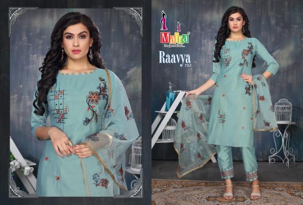 Maira Raavya 7 Designer Festive Wear Silk Readymade Salwar 